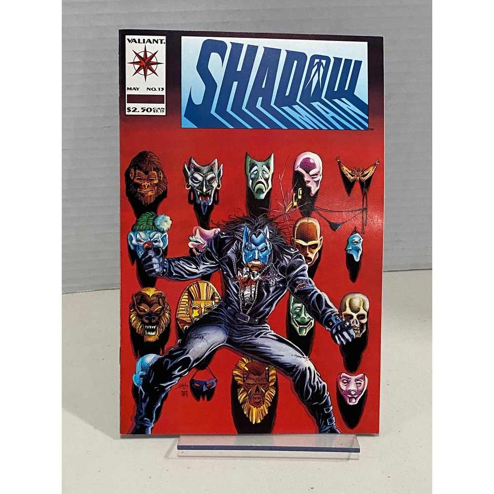 Valiant Shadowman Comic Book May 1993 Issue 13 Red Excellent